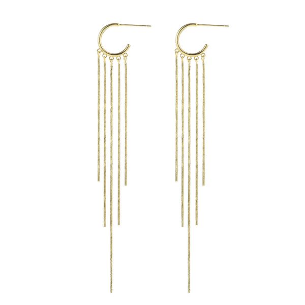 trendy gold long tassel earrings korean dangle earrings for women fashion jewelry boucles d oreille femme 2020, Silver
trendy gold long tassel earrings korean dangle earrings for women fashion jewelry boucles d oreille femme 2020, Silver