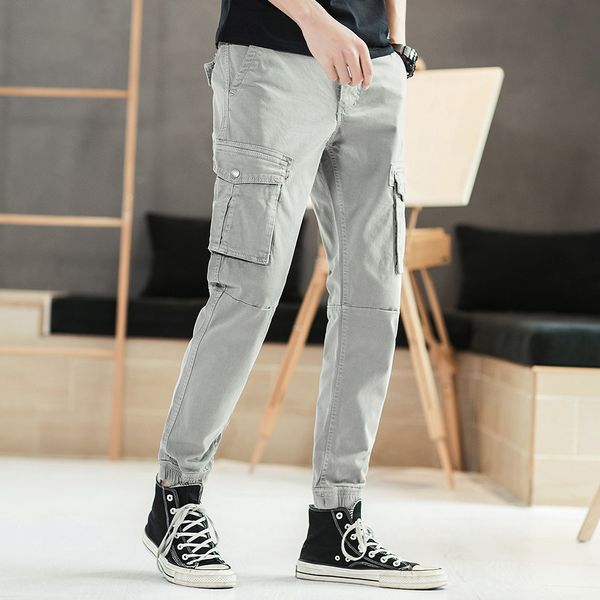 bosibio mens cargo pants casual men pant multi pocket grey fashions male cotton pants brand clothing g3533, Black
bosibio mens cargo pants casual men pant multi pocket grey fashions male cotton pants brand clothing g3533, Black