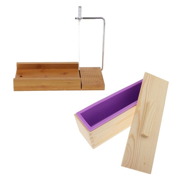 wooden box, silicone soap loaf mold and soap cutter wire slicer, for diy soap/cake/chocolate making tools other hand tools
wooden box, silicone soap loaf mold and soap cutter wire slicer, for diy soap/cake/chocolate making tools other hand tools