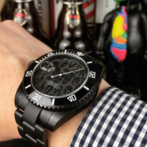 2020 40mm dark skull luxury watch automatic movement mens watches designer unique wristwatches stainless steel gift, Slivery;brown
2020 40mm dark skull luxury watch automatic movement mens watches designer unique wristwatches stainless steel gift, Slivery;brown