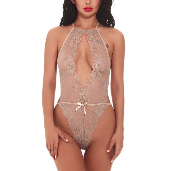 fashion women racy lingerie lace underwear spice suit temptation siamese underwear seductive halter backless nightwear a20, Red;black
fashion women racy lingerie lace underwear spice suit temptation siamese underwear seductive halter backless nightwear a20, Red;black