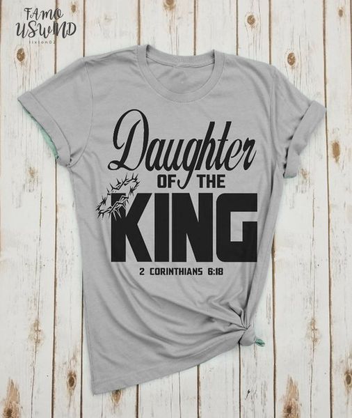 daughter of the king crown funny slogan graphci women fashion camiseta rosa feminina t shirt grunge tumblr cottonc asual top, White
daughter of the king crown funny slogan graphci women fashion camiseta rosa feminina t shirt grunge tumblr cottonc asual top, White