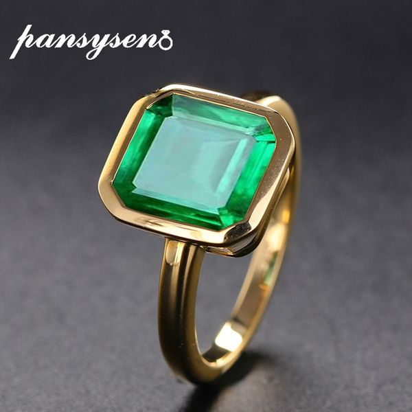 pansysen 18k gold color natural emerald rings for women vintage real silver 925 ring mens jewelry brand anniversary party gifts, Golden;silver
pansysen 18k gold color natural emerald rings for women vintage real silver 925 ring mens jewelry brand anniversary party gifts, Golden;silver