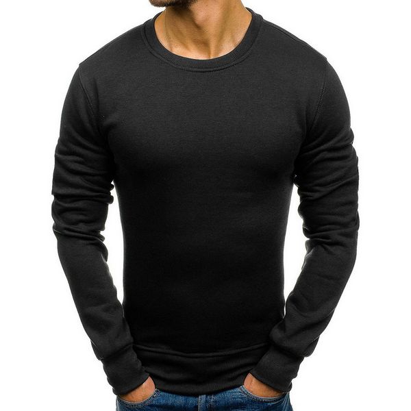 2019 casual men sweatshirts slim round neck long sleeve solid sweatshirt male hoodie sportswear homme pullover mens clothing, Black
2019 casual men sweatshirts slim round neck long sleeve solid sweatshirt male hoodie sportswear homme pullover mens clothing, Black
