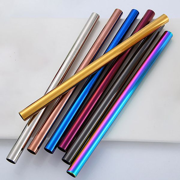 metal straws reusable straws stainless steel straight drinking straw beer fruit juice drink dining bar kitchen tool 12mm wx9-1181
metal straws reusable straws stainless steel straight drinking straw beer fruit juice drink dining bar kitchen tool 12mm wx9-1181