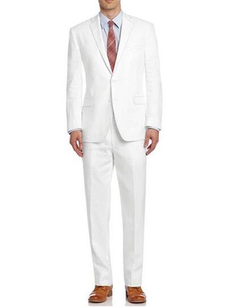 one button white men suit groom tuxedos notch lapel mens wedding suits formal dress 2 pcs (jacket+pants) custom made, White;black
one button white men suit groom tuxedos notch lapel mens wedding suits formal dress 2 pcs (jacket+pants) custom made, White;black