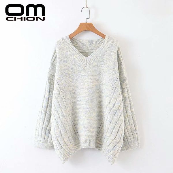 omchion sueter mujer 2019 корейский v-образным вырезом twist mix color негабаритный ленивый свитер женщины повседневная свободный толстый вя, White;black
omchion sueter mujer 2019 корейский v-образным вырезом twist mix color негабаритный ленивый свитер женщины повседневная свободный толстый вя, White;black