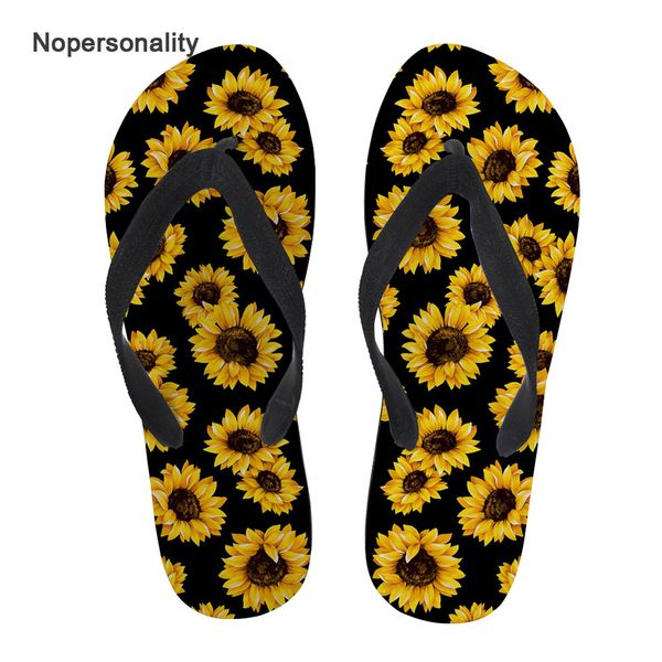 nopersonality colorful sunflower print flip flops casual summer beach flat slippers comfortable massage female women sandals, Black
nopersonality colorful sunflower print flip flops casual summer beach flat slippers comfortable massage female women sandals, Black
