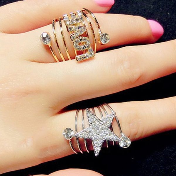 brand new 10pcs/lot elegant crystal rhinestone love star rings for female women party alloy rings fashion jewelry gold silver
brand new 10pcs/lot elegant crystal rhinestone love star rings for female women party alloy rings fashion jewelry gold silver