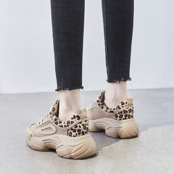 women's casual shoes fashion trend sneakers leopard print personality shoes popular breathable air mesh sale, Black
women's casual shoes fashion trend sneakers leopard print personality shoes popular breathable air mesh sale, Black