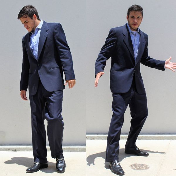 handsome navy two button peak lapel groomsman wedding tuxedos men suits party prom man blazer suit(jacket+pants), Black;gray
handsome navy two button peak lapel groomsman wedding tuxedos men suits party prom man blazer suit(jacket+pants), Black;gray