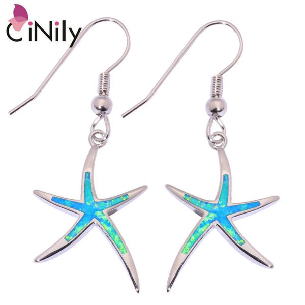 cinily created blue white fire opal silver plated wholesale lovely starfish for women jewelry dangle earrings 1 5/8" oh4131-32
cinily created blue white fire opal silver plated wholesale lovely starfish for women jewelry dangle earrings 1 5/8" oh4131-32