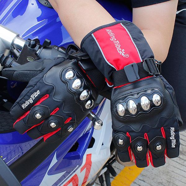 lumiparty men gauntlet motorcycle gloves winter warm waterproof touchscreen protector gear motorbike riding gloves, Black
lumiparty men gauntlet motorcycle gloves winter warm waterproof touchscreen protector gear motorbike riding gloves, Black