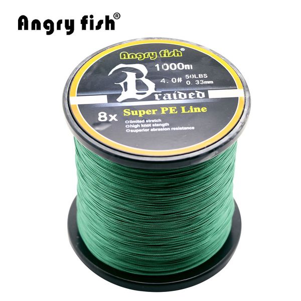 angryfish wholesale 1000 meters 8x braided fishing line 11 colors super pe line
angryfish wholesale 1000 meters 8x braided fishing line 11 colors super pe line