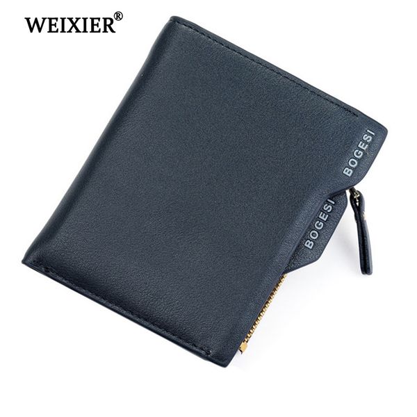weixier 2019 new pu handsome men's change id short wallet solid color multi-function banknotes wallet, Black
weixier 2019 new pu handsome men's change id short wallet solid color multi-function banknotes wallet, Black