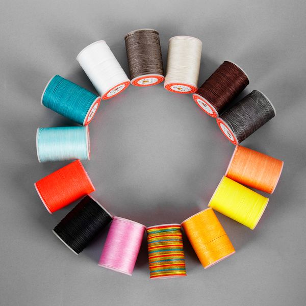 120meters 0.55mm waxed thread string for leather sewing string thread cord for diy crafts handicraft tool hand stitching, Black;white
120meters 0.55mm waxed thread string for leather sewing string thread cord for diy crafts handicraft tool hand stitching, Black;white