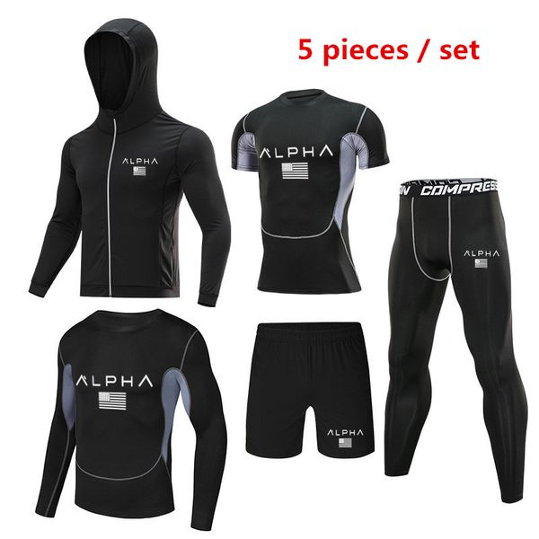 men's sports suit quick-drying compression sportswear gym fitness workout tights sportswear running basketball equipment running, Black;blue
men's sports suit quick-drying compression sportswear gym fitness workout tights sportswear running basketball equipment running, Black;blue