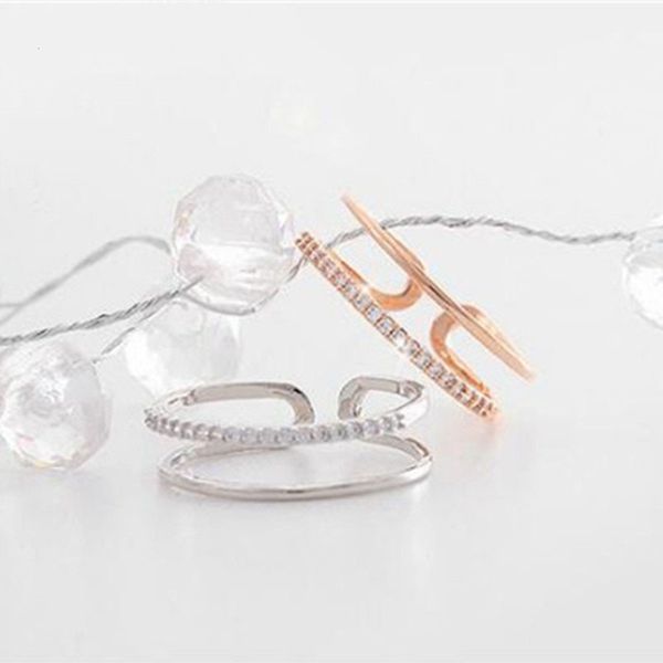 new korean version of 925 sterling silver double-layer open ring simple temperament wild jewelry hipster, Slivery;golden
new korean version of 925 sterling silver double-layer open ring simple temperament wild jewelry hipster, Slivery;golden