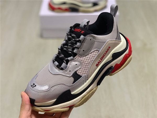 fast delivery paris brand high version women's shoes luxury design platform casual men's shoes increase couples triple s sneakers, Black
fast delivery paris brand high version women's shoes luxury design platform casual men's shoes increase couples triple s sneakers, Black