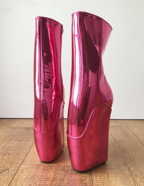 metallic peach women boots big size heelless boots fetish side zipper high heels ballet wedge tall pull up cus, Black
metallic peach women boots big size heelless boots fetish side zipper high heels ballet wedge tall pull up cus, Black