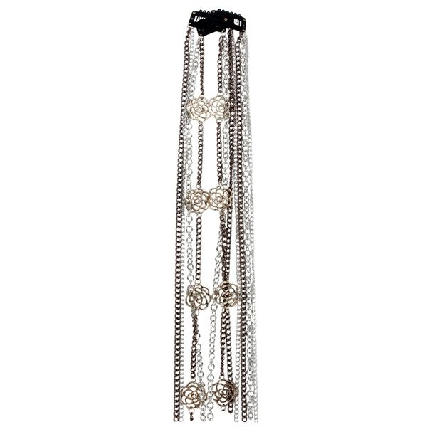 3 pieces set women hair chains floral metal long wig chain hair accessories hip hop bohemian female hair clips, Golden;white
3 pieces set women hair chains floral metal long wig chain hair accessories hip hop bohemian female hair clips, Golden;white