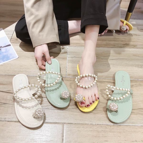 slippers waichuan ins female tide 2020 summer new mesh red pearl sets toe sandals pregnant women fashion sandals wild, Black
slippers waichuan ins female tide 2020 summer new mesh red pearl sets toe sandals pregnant women fashion sandals wild, Black