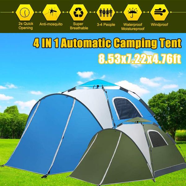 large throw tent outdoor 3-4 persons automatic speed open throwing up windproof waterproof beach camping tent large space
large throw tent outdoor 3-4 persons automatic speed open throwing up windproof waterproof beach camping tent large space