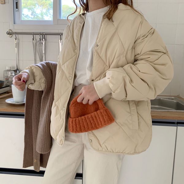 winter fashion outwear casual parkas solid all-match simple fresh stylish warm women coat loose thicken warm coat, Black
winter fashion outwear casual parkas solid all-match simple fresh stylish warm women coat loose thicken warm coat, Black