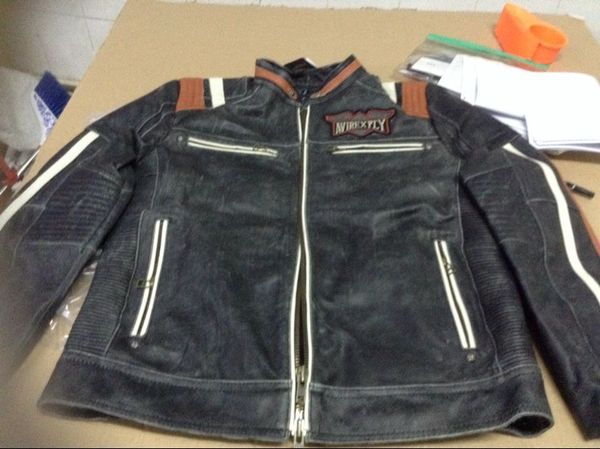 Indian avatar embroidery treet fa hion avirex fly men 100 genuine leather jacket motorcycle leather jacket american cu tom
Indian avatar embroidery treet fa hion avirex fly men 100 genuine leather jacket motorcycle leather jacket american cu tom
