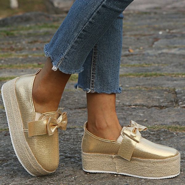 casual woman shoe bow-knot women shoes 2019 platform female footwear round toe modis butterfly new big size creepers, Black
casual woman shoe bow-knot women shoes 2019 platform female footwear round toe modis butterfly new big size creepers, Black