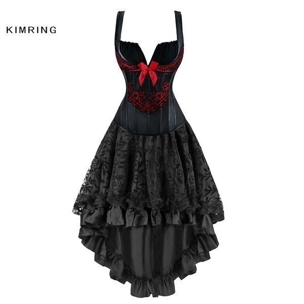 kimring women steampunk gothic overbust waist trainer corset dress vintage bustier corset dress and bustiers, Black;white
kimring women steampunk gothic overbust waist trainer corset dress vintage bustier corset dress and bustiers, Black;white