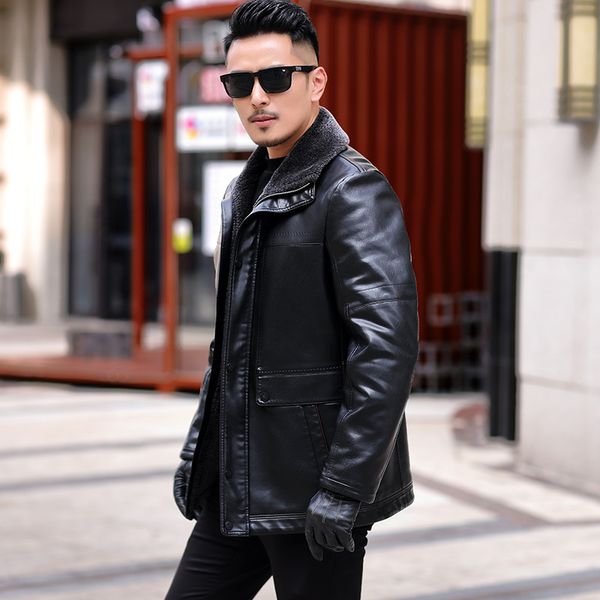 leather jacket men casual men's clothing autumn winter jacket men pu leather outwear 2020 chaquetas hombre alxb1886 pph790, Black
leather jacket men casual men's clothing autumn winter jacket men pu leather outwear 2020 chaquetas hombre alxb1886 pph790, Black