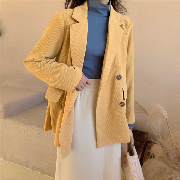 женщины осень зима с длинным рукавом желтый вельвет blazer куртка пальто двойной брестед solid color карманный outwear шинель, White;black
женщины осень зима с длинным рукавом желтый вельвет blazer куртка пальто двойной брестед solid color карманный outwear шинель, White;black