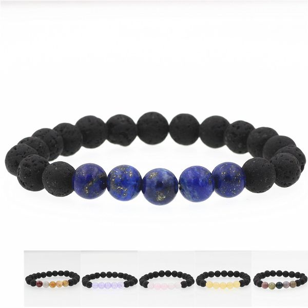 12pcs/lot volcanic stone beads bracelet natural stone strand yoga charm bracelets jewelry gifts bracelet for women men, Black
12pcs/lot volcanic stone beads bracelet natural stone strand yoga charm bracelets jewelry gifts bracelet for women men, Black