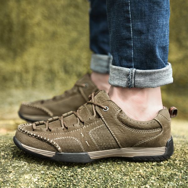 new mens hiking shoes genuine leather sneakers flats trainers male chaussure homme loafers breathable man outdoor footwear
new mens hiking shoes genuine leather sneakers flats trainers male chaussure homme loafers breathable man outdoor footwear