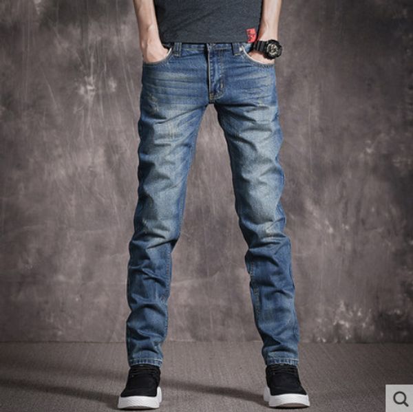 the blue straight jeans men's clothing han edition cultivate one's morality leisure fashion pants
the blue straight jeans men's clothing han edition cultivate one's morality leisure fashion pants