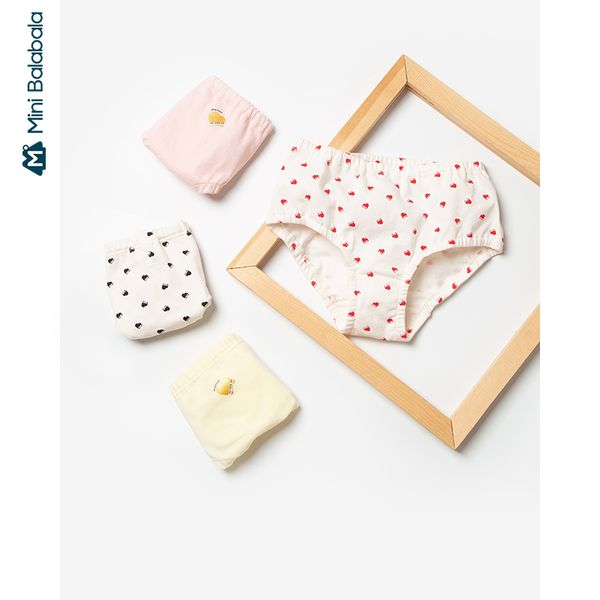 mini bababala girls four-corner underwear 2020 spring new children underwear two, Camo