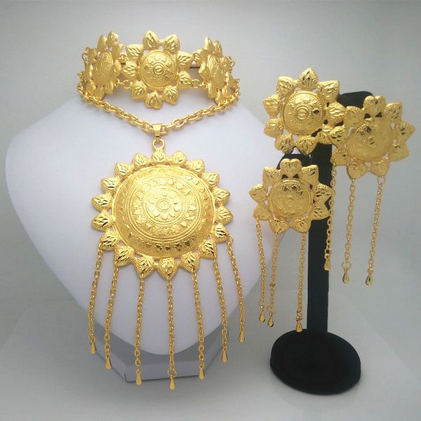 kingdom ma india necklace earring ring bracelet sets for women gift african bridal wedding gifts jewelry sets gold color big set, Silver
kingdom ma india necklace earring ring bracelet sets for women gift african bridal wedding gifts jewelry sets gold color big set, Silver