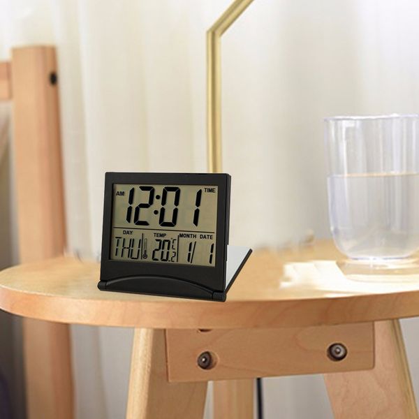 1pc digital lcd alarm clock digital calendar display date desk table datum temperature travel electronic clock
1pc digital lcd alarm clock digital calendar display date desk table datum temperature travel electronic clock