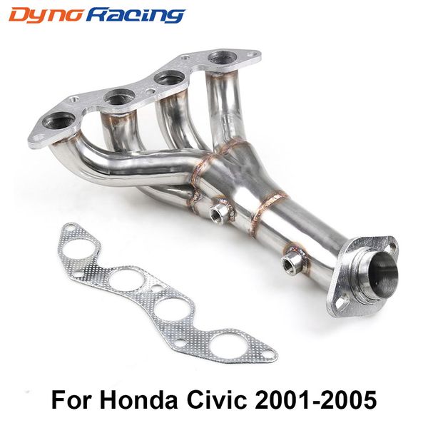 stainless racing manifold header exhaust for 01-05 honda civic dx/lx d17 1.7 em2/es1
stainless racing manifold header exhaust for 01-05 honda civic dx/lx d17 1.7 em2/es1