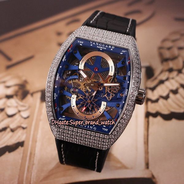 luxury new saratoge vanguard s6 yachting silvery case v45 s6 yacht blue skeleton dial mechanical mens watch diamond bezel leather watches, Slivery;brown
luxury new saratoge vanguard s6 yachting silvery case v45 s6 yacht blue skeleton dial mechanical mens watch diamond bezel leather watches, Slivery;brown