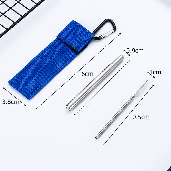reusable steel stainless retractable drinking straw metal straw for mugs cups with brush and bag portable kitchen tool
reusable steel stainless retractable drinking straw metal straw for mugs cups with brush and bag portable kitchen tool
