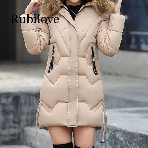 rubilove korean women parka mujer 2019 winter parka women long fur outwear jacket coat femme m 3xl plus size parkas for wo, Black
rubilove korean women parka mujer 2019 winter parka women long fur outwear jacket coat femme m 3xl plus size parkas for wo, Black