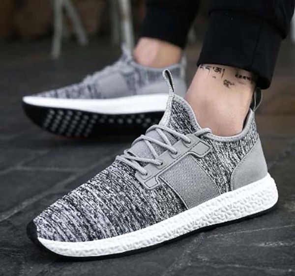 sneaker casual shoes fashion sports shoes shoes with fine box 010, Black