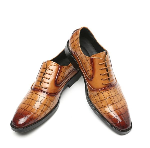 2020 new 5 color men dress shoes shadow patent leathe fashion groom wedding style oxford shoes big size 38-48, Black
2020 new 5 color men dress shoes shadow patent leathe fashion groom wedding style oxford shoes big size 38-48, Black