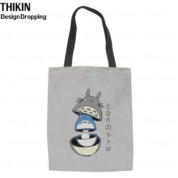 thikin cute cartoon totoro women canvas shopping tote bag foldable eco reusable grocery bags ladies causal beach bags for girls
thikin cute cartoon totoro women canvas shopping tote bag foldable eco reusable grocery bags ladies causal beach bags for girls