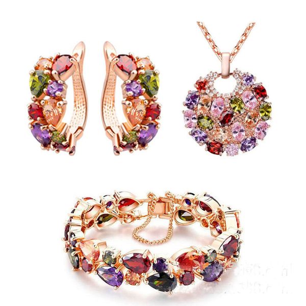 2020real позолоченные красочные swarovski кристалл ожерелье серьги браслет ювелирные наборы для женщин дамы циркон аксессуары, Black
2020real позолоченные красочные swarovski кристалл ожерелье серьги браслет ювелирные наборы для женщин дамы циркон аксессуары, Black