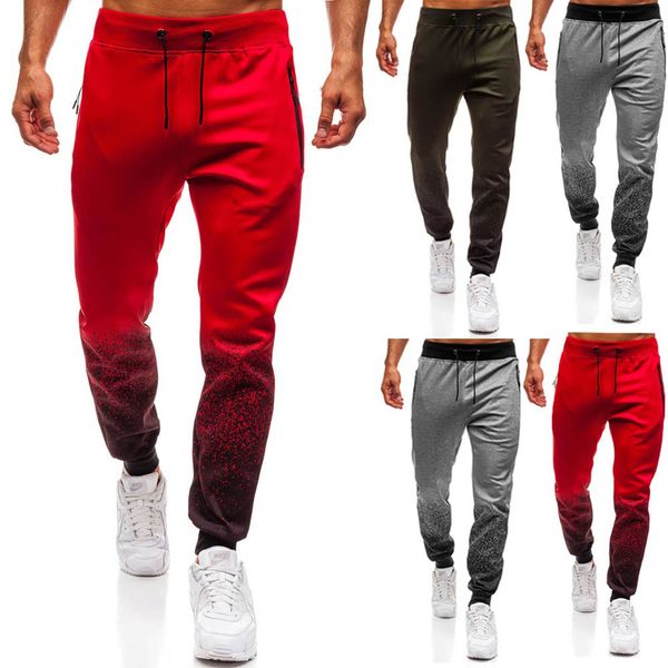 qnpqyx men full sportswear pants casual men fitness workout pocket skinny sweatpants drawstring gradient color trousers, Black
qnpqyx men full sportswear pants casual men fitness workout pocket skinny sweatpants drawstring gradient color trousers, Black