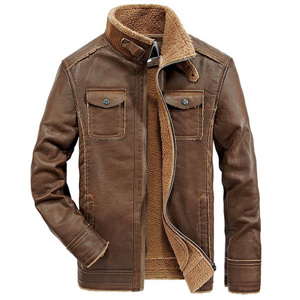 2018 new winter jackets men outwear thick jacket pu motorcycle warm faux pu leather jacket coats for men cazadora hombre cuero, Black
2018 new winter jackets men outwear thick jacket pu motorcycle warm faux pu leather jacket coats for men cazadora hombre cuero, Black