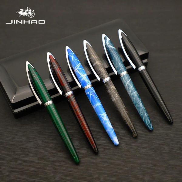 6pcs set high-quality fountain pen marble jinhao pen 0.5mm nib silver clip office supplies stationery
6pcs set high-quality fountain pen marble jinhao pen 0.5mm nib silver clip office supplies stationery